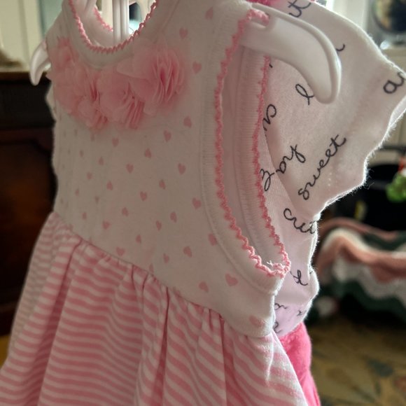 cotton skirted romper with sunhat - Picture 2 of 2